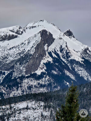 Hawrań i Płaczliwa Skała z Rusinowej Polany