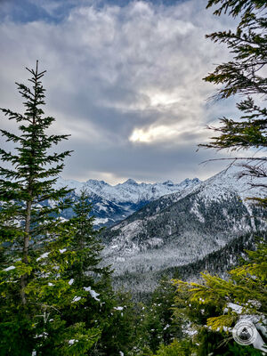Tatry Wysokie z Gęsiej Szyi