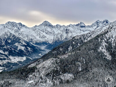 Tatry Wysokie z Gęsiej Szyi