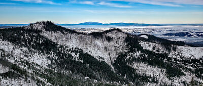 Gęsia Szyja ↔ Rówień Waksmundzka, odejście na Gęsią Szyję [Babia Góra z Gęsiej Szyi]