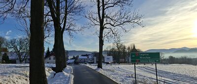 Radomierz, rozejście szlaków ↔ Pod Skopcem