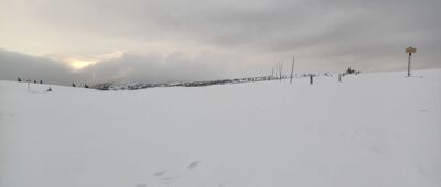 Luční Bouda, skrzyżowanie