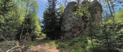 U Pánovy věže, Nad Roklí ↔ Nad Hájkovou roklí, rozc.