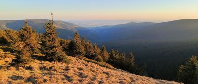 Ruiny schroniska księcia Liechtensteina ↔ Śnieżnik
