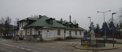 Latoszki, rozejście szlaków ↔ Powsin [Powsin, ul. Przyczółkowa, róg Przekornej]