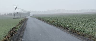 Gniewomierz ↔ Raczkowa, odejście szlaku zielonego