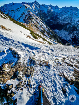 Widok spod Suchej Kopy na Cichą Dolię Liptowską
