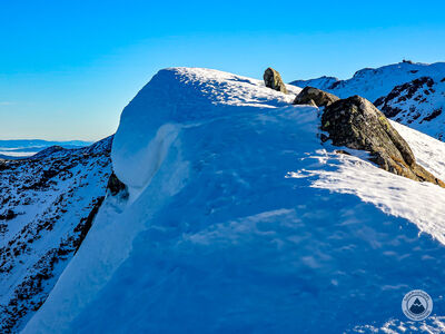 Kasprowy Wierch z Głównej Grani Tatr