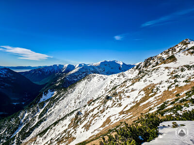 Tatry Zachodnie z Głównej Grani Tatr