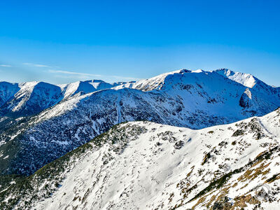 Tatry Zachodnie z Głównej Grani Tatr