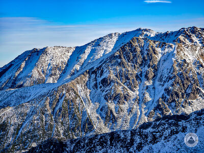 Żółta Turnia z Kasprowego Wierchu