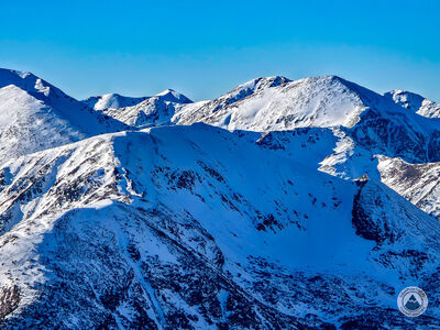 Tatry Zachodnie z Kasprowego Wierchu