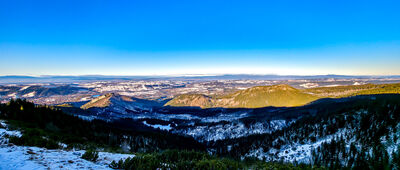 Odejście na Nosalową Przełęcz ↔ Przełęcz między Kopami (Karczmisko) [Nosal i Wielki Kopieniec z niebieskiego szlaku Skupniów Upłaz]