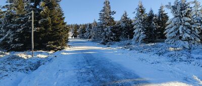 Špindlerova bouda ↔ Schronisko PTTK Odrodzenie, skrzyżowanie