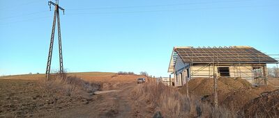 Grodziszcze, odejście szlaku zielonego ↔ Pod Suchaniem
