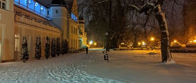Duszniki-Zdrój, Park Zdrojowy ↔ Duszniki-Zdrój, ul. Zielona [Pogórze Bystrzyckie - Duszniki-Zdrój]