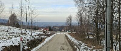 Błasiowo ↔ Przełęcz Bukowska, odejście szlaku niebieskiego