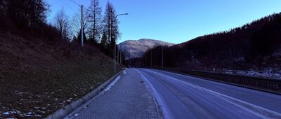 Żarnówka Mała, rozejście szlaków ↔ Żarnówka Mała