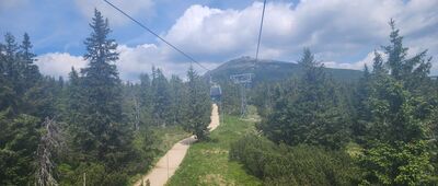 Nad Růžovohorským sedlem ↔ Růžohorky