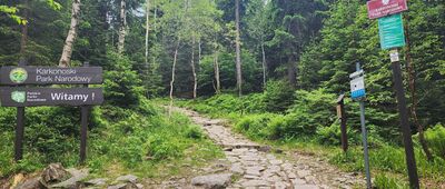 Sowia Dolina, granica parku narodowego