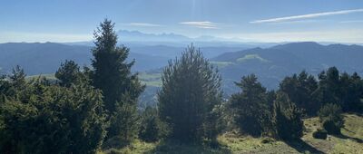 Šlachovky, granica ↔ Wysoki Wierch