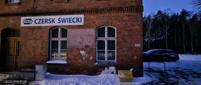 Czersk Świecki, dworzec kolejowy