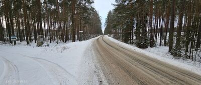 Błędno, szosa ↔ Błędno, parking