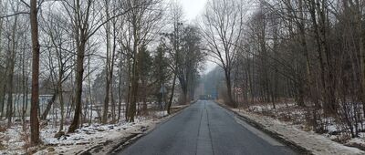 Dzięgielów, ul. Zamkowa ↔ Dzięgielów, zamek