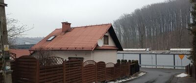 Dzięgielów, zamek ↔ Leszna Górna