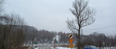 Dolina Grzybowska, parking ↔ Szczyglice, rozejście szlaku do Skały Kmity