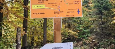 Palenica, odejście szlaku niebieskiego