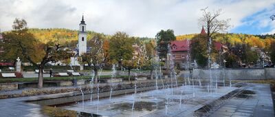 Krynica Zdrój ↔ Krynica Zdrój, kościół