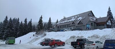 Ovčárna, chata bus