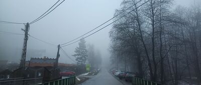 Czarny Groń, mostek