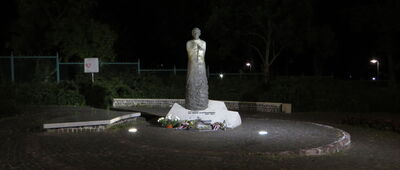 Częstochowa, Plac Władysława Biegańskiego ↔ Częstochowa, Jasna Góra [Pomnik ks. Jerzego Popiełuszki]