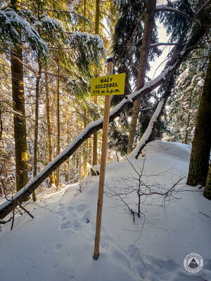 Mały Szczebel 770 m n.p.m.