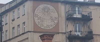 Toruń, ruiny zamku ↔ Toruń, mina morska