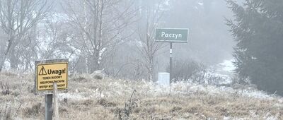 Jarkowice, mostek ↔ Paczyn, skrzyżowanie