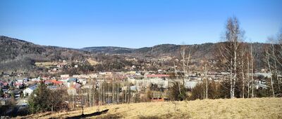 Sucha Beskidzka ↔ Rozejście szlaków