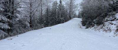 Przełęcz Żłobki, rozejście szlaków