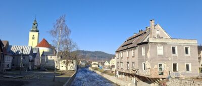 Lądek Zdrój, rozejście szlaków