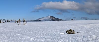 Równia pod Śnieżką ↔ Jantárová cesta, granica