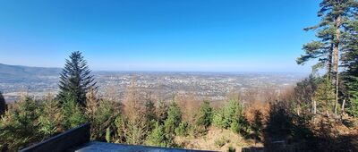 Bielsko-Biała, Straconka ↔ Pod Gaikami [widok z ambonki pani Jolci]