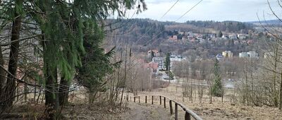 Duszniki-Zdrój, Park Zdrojowy ↔ Schronisko PTTK "Pod Muflonem"