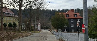 Duszniki-Zdrój, Park Zdrojowy ↔ Schronisko PTTK "Pod Muflonem"