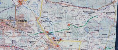 Długa Kościelna, ul. Polna ↔ Aleksandrówka, autostrada A2