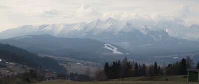 Czarna Góra, Sołtysowo ↔ Czarna Góra (Litwinka) [Góra Litwinka z Krzyżem Milenijnym - Widok na Tatry]