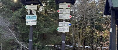 Turistické rozcestí Anenský vrch