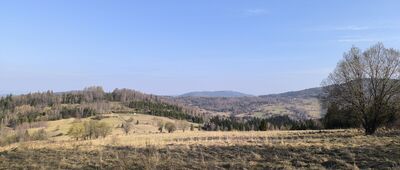 Przełęcz pod Beskidem Krzyżowskim ↔ Korbielów, zajazd