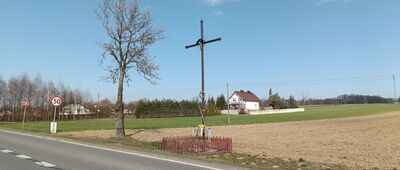 Gołoszyce, skrzyżowanie